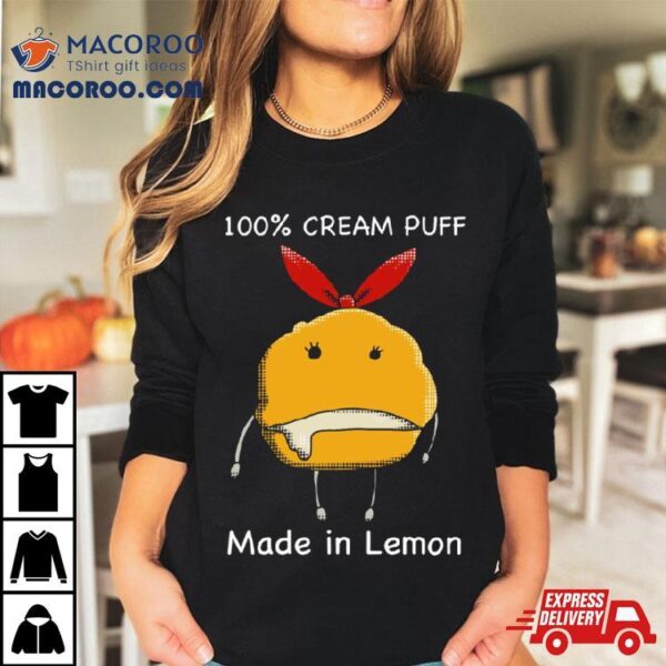 Mashle Anime 100 Made In Lemon Irvine Cream Shirt