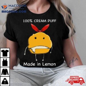 Mashle Anime Made In Lemon Irvine Cream Tshirt