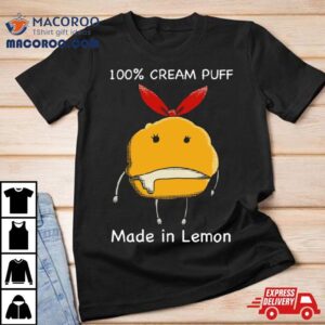 Mashle Anime Made In Lemon Irvine Cream Tshirt