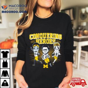 Mccarthy Corum & Sainristil Michigan Wolverines Shirt