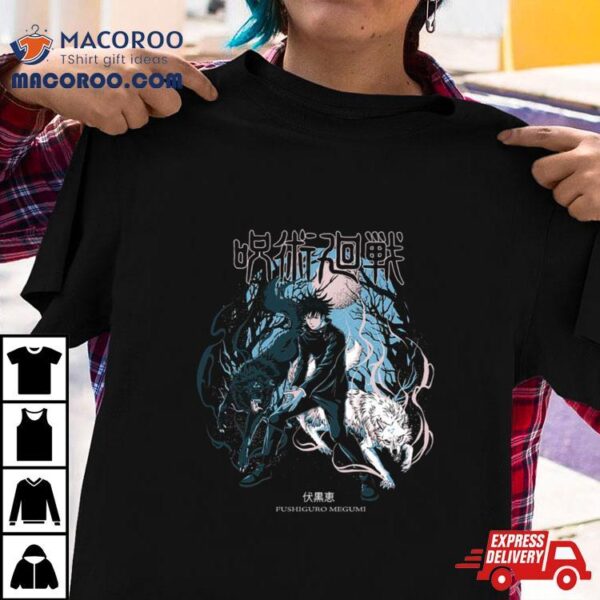 Megumi And The Wolves Fushiguro Jujutsu Kaisen Shirt