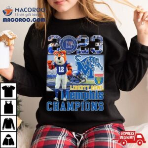 Memphis Tigers Liberty Bowl Champions Mascot Tshirt