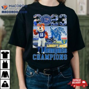 Memphis Tigers Liberty Bowl Champions Mascot Tshirt