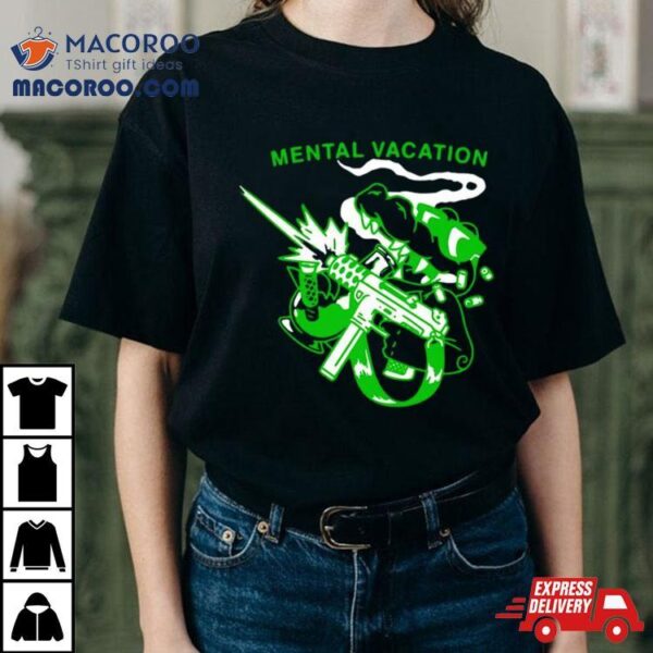 Mental Vacation Blazed Croc Shirt