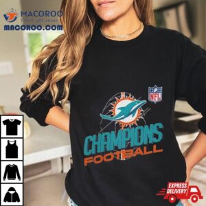 Miami Dolphins Nfl Champions Football Logo Tshirt