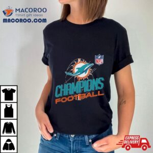 Miami Dolphins Nfl Champions Football Logo Tshirt