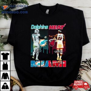 Miami Dolphins Nfl Team Tagovailoa Miami Heat Nba Team Butler Tshirt