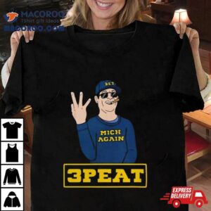 Michigan Football Jim Harbaugh Peat S Tshirt