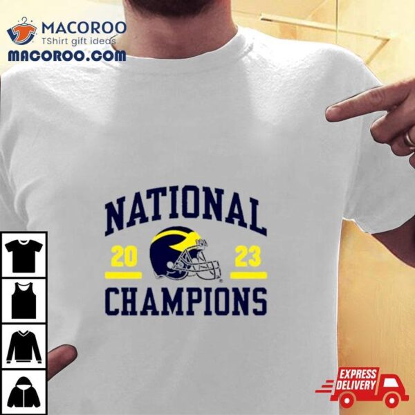 Michigan Football National Champs Helmet ’23 Shirt