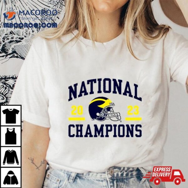 Michigan Football National Champs Helmet ’23 Shirt