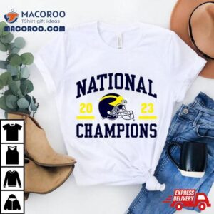 Michigan Football National Champs Helmet Tshirt