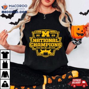 Michigan Football National Champs Logo Tshirt