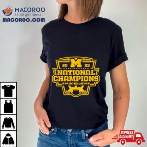 Michigan Football National Champs Logo Tshirt