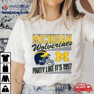 Michigan Football Party Like It S Umich Licensed Tshirt