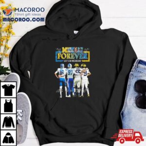 Michigan Sports Forever Let S Go Michigan Signatures Tshirt