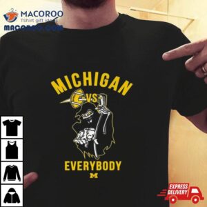 Michigan Vs Everybody Death Tshirt