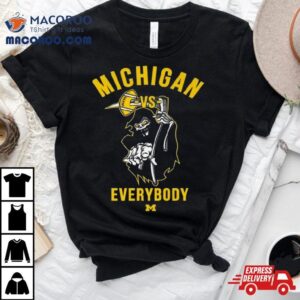 Michigan Vs Everybody Death Tshirt