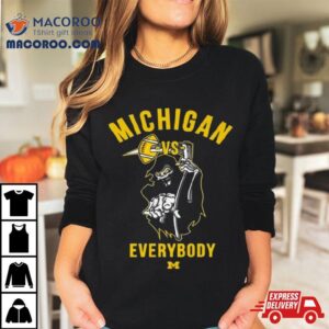 Michigan Vs Everybody Death Tshirt