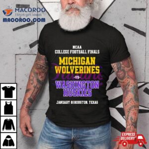 Michigan Vs Washington Huskies Ncaa College Football Finals Tshirt