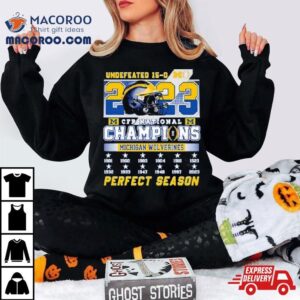 Michigan Wolverines Time Cfp National Champions Perfect Season Tshirt