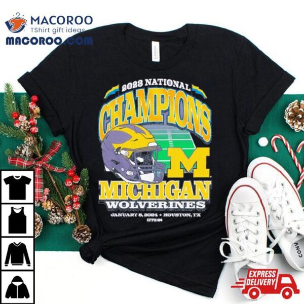 Michigan Wolverines 2023 Cfp National Champions ’47 Franklin Helmet Shirt