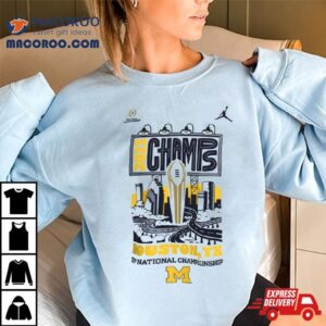 Michigan Wolverines College Football Playoff National Champions Expressive Tshirt