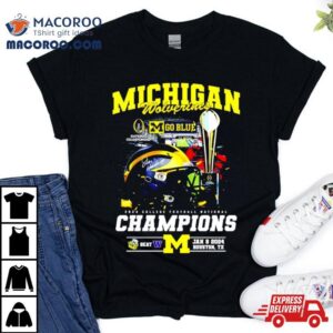 Michigan Wolverines College Football National Champions Tshirt