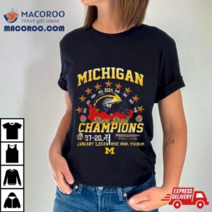 Michigan Wolverines Time Rose Bowl Champions Tshirt