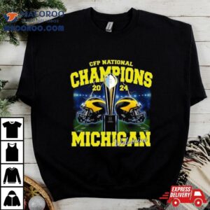 Michigan Wolverines Cfp National Champions Helme Tshirt