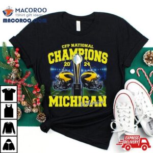 Michigan Wolverines Cfp National Champions Helme Tshirt