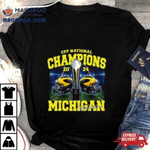 Michigan Wolverines Cfp National Champions Helme Tshirt