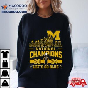 Michigan Wolverines City Players Names College Football National Champions Tshirt