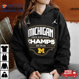 Michigan Wolverines College Football Playoff 2023 National Champion Celebration T Shirt