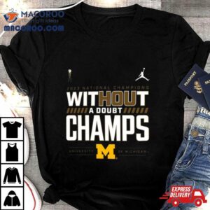 Michigan Wolverines College Football Playoff National Champions Locker Room Tshirt