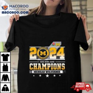 Michigan Wolverines Football Rose Bowl Game Champions Tshirt