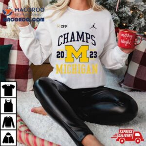 Michigan Wolverines Football Playoff National Champions Retro Tshirt