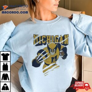 Michigan Wolverines Hail To The Victors Wolverine Mandalorian S Tshirt