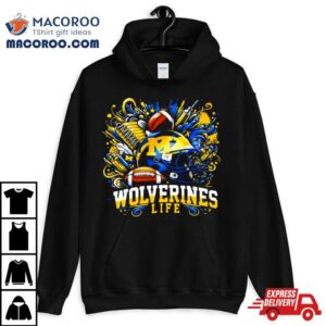 Michigan Wolverines Life Helme Tshirt