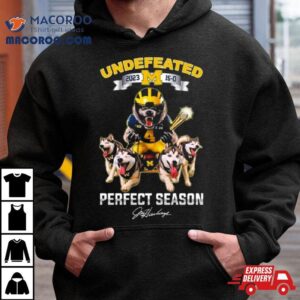 Michigan Wolverines Mascot Football Undefeated Perfect Season Tshirt