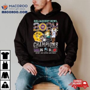 Michigan Wolverines Mascot Reliaquest Bowl Champions Tshirt