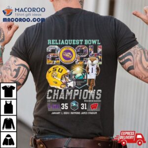 Michigan Wolverines Mascot Reliaquest Bowl Champions Tshirt