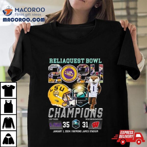 Michigan Wolverines Mascot Reliaquest Bowl 2024 Champions Shirt