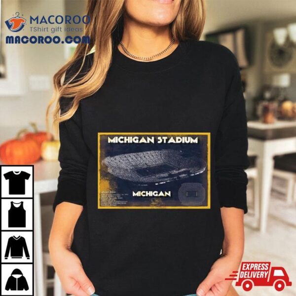 Michigan Wolverines Stadium Best Place For The College Football National Champions T Shirt