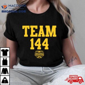 Michigan Wolverines Team 144 National Champions Shirt