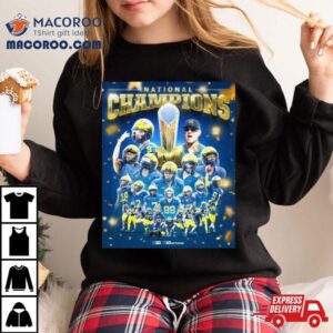 Michigan Wolverines Team Players National Champions Tshirt