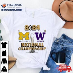 Michigan Wolverines Vs Washington Huskies National Champions Houston January Th Tshirt