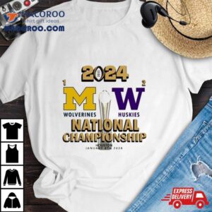 Michigan Wolverines Vs Washington Huskies National Champions Houston January Th Tshirt