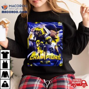 Michigan Wolverines Win Cfp National Champions Their First Title Since Tshirt