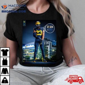 Michigan Wolverines With Uniform In Cfp National Championship Tshirt