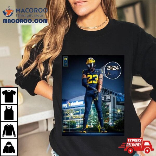 Michigan Wolverines With Uniform In Cfp National Championship 2024 T Shirt